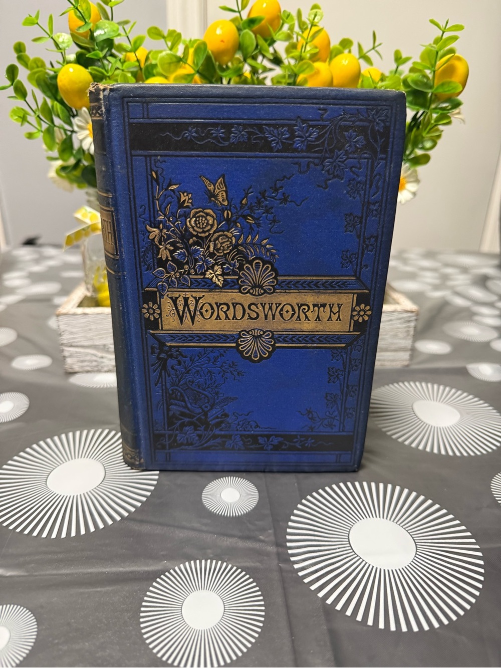 The Poetical Works of William Wordsworth Hardcover Gilded Edges Cica 1885